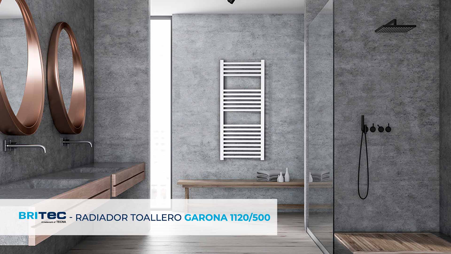 Radiador toallero baño