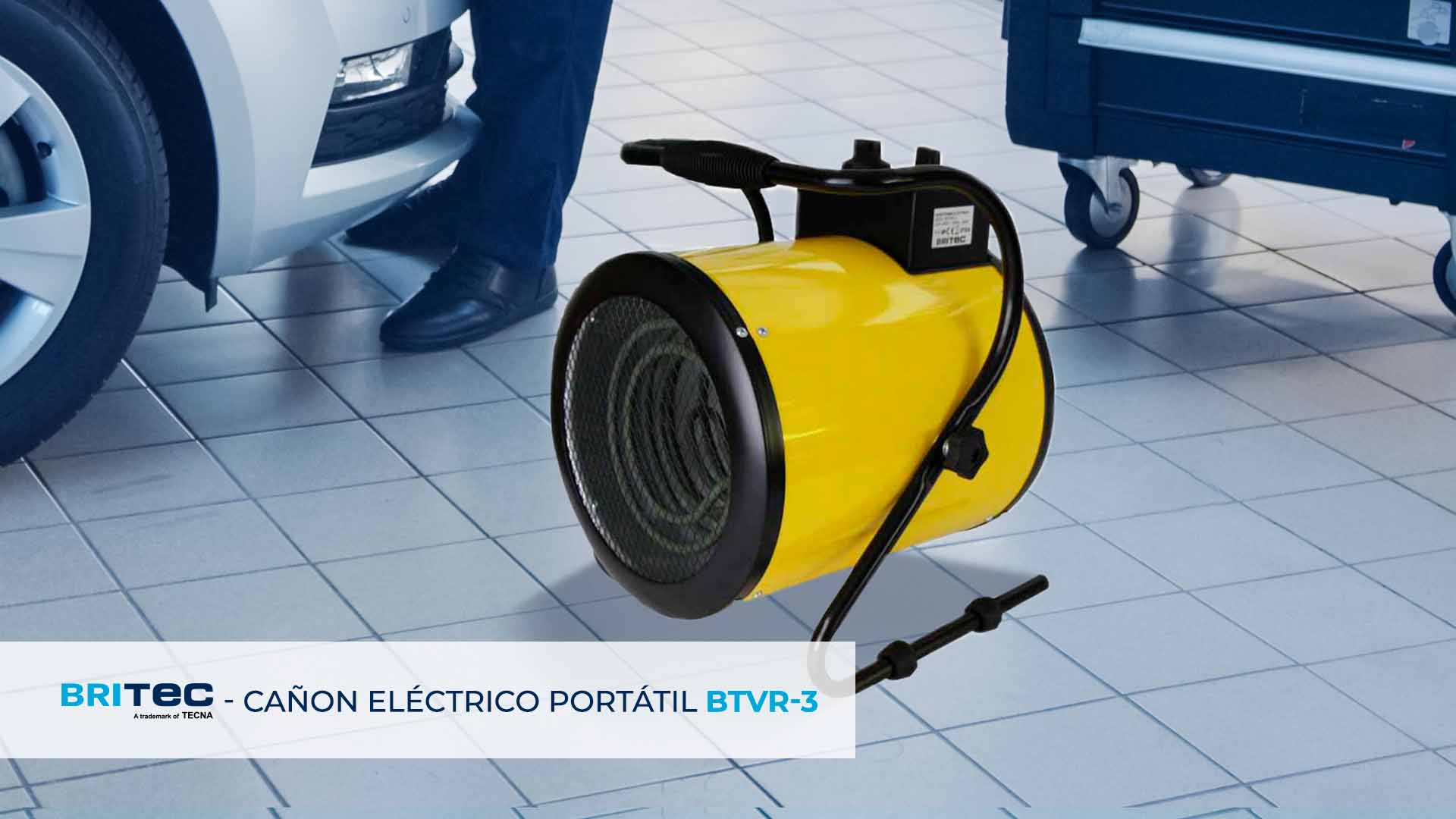 Cañón eléctrico portátil