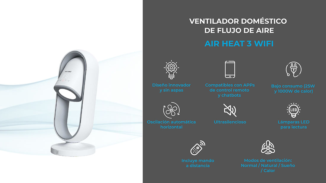 flujo de aire ventilador
