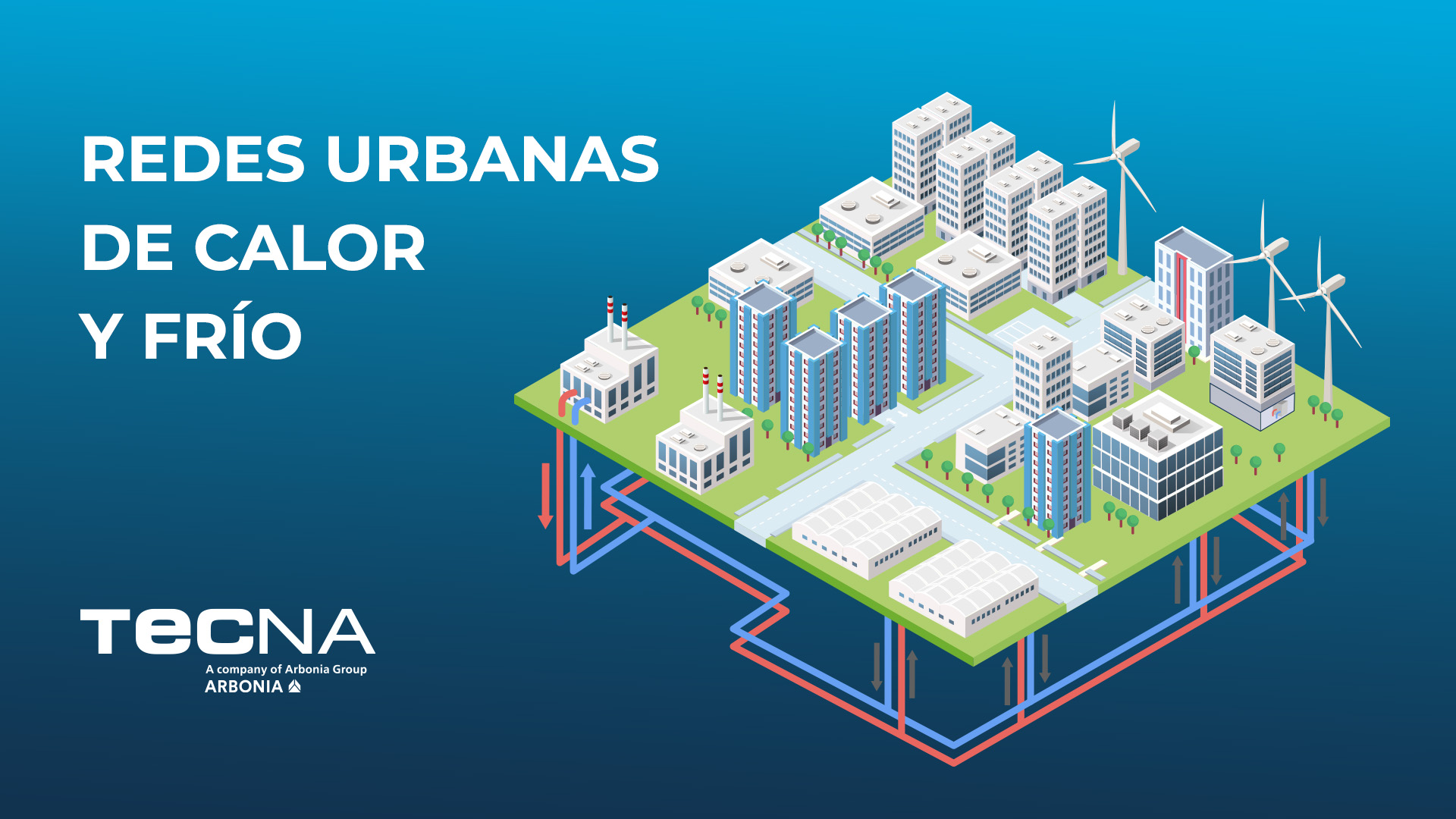 redes de calor y frío urbanas
