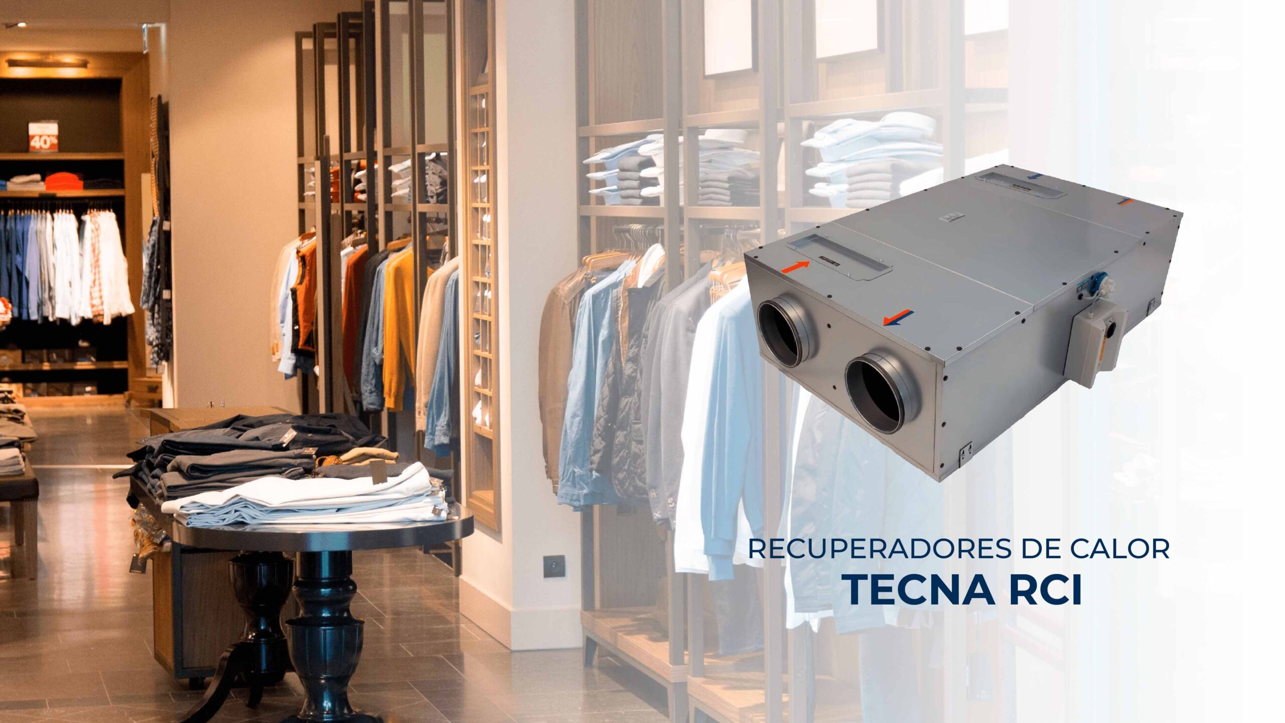 Recuperador de caudal Tecna RCI