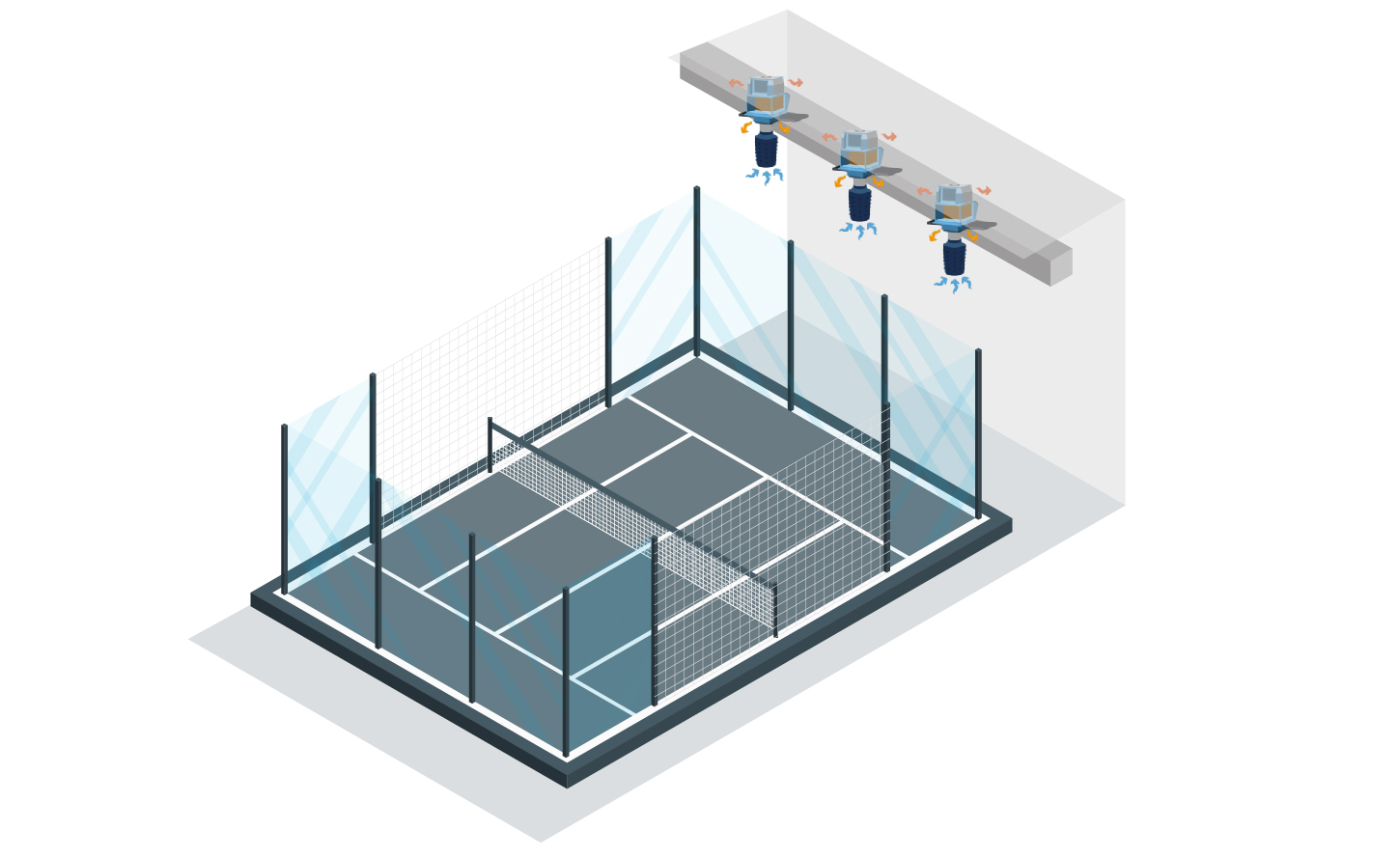 Climatizacion evaporativa instalaciones deportivas
