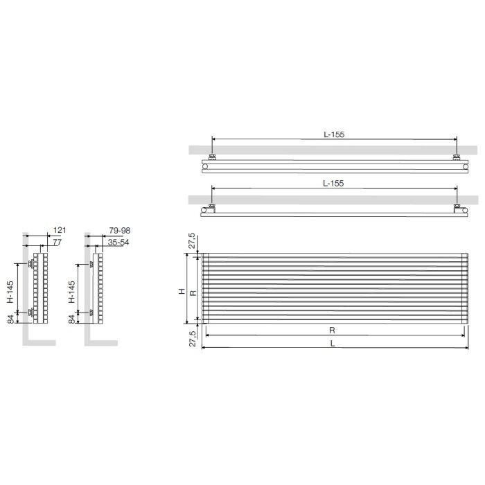 Radiadores multiline, VASCO CARRE CPHN1-RO / CPHN2-RO-TERADCAR02_05