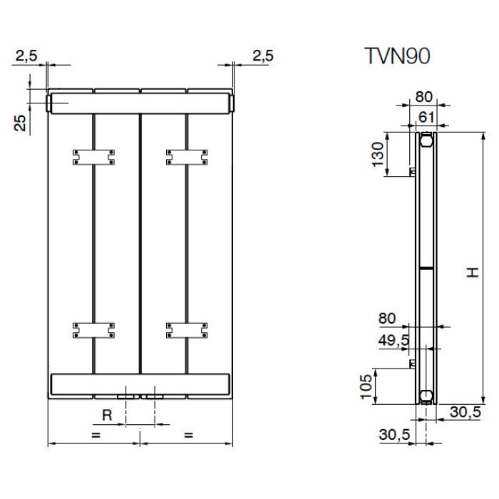 Radiadores multiline, ARBONIA DECOTHERM® PLUS VERTICAL DOBLE-TERADDEC04_02