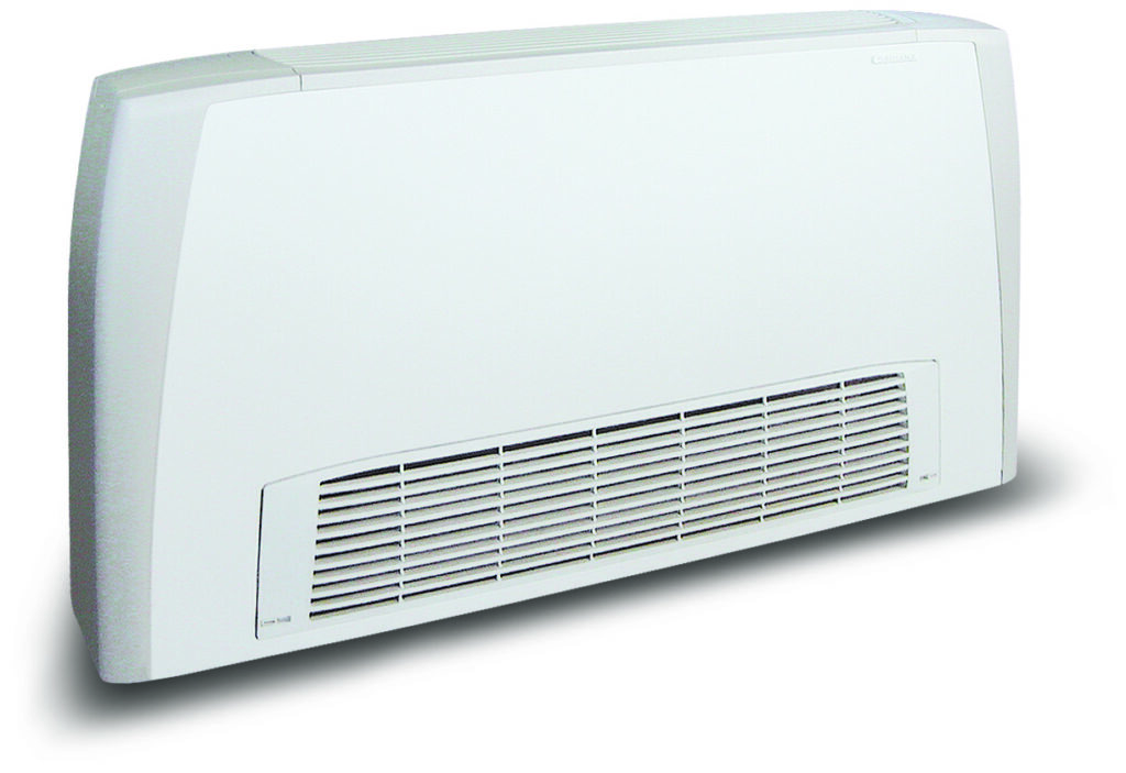 Fancoils tipo mueble, a 4 tubos, SABIANA CARISMA CRC MO-MVB, con envolvente para instalación horizontal y vertical, aspiración frontal-TEFANCRC05_01