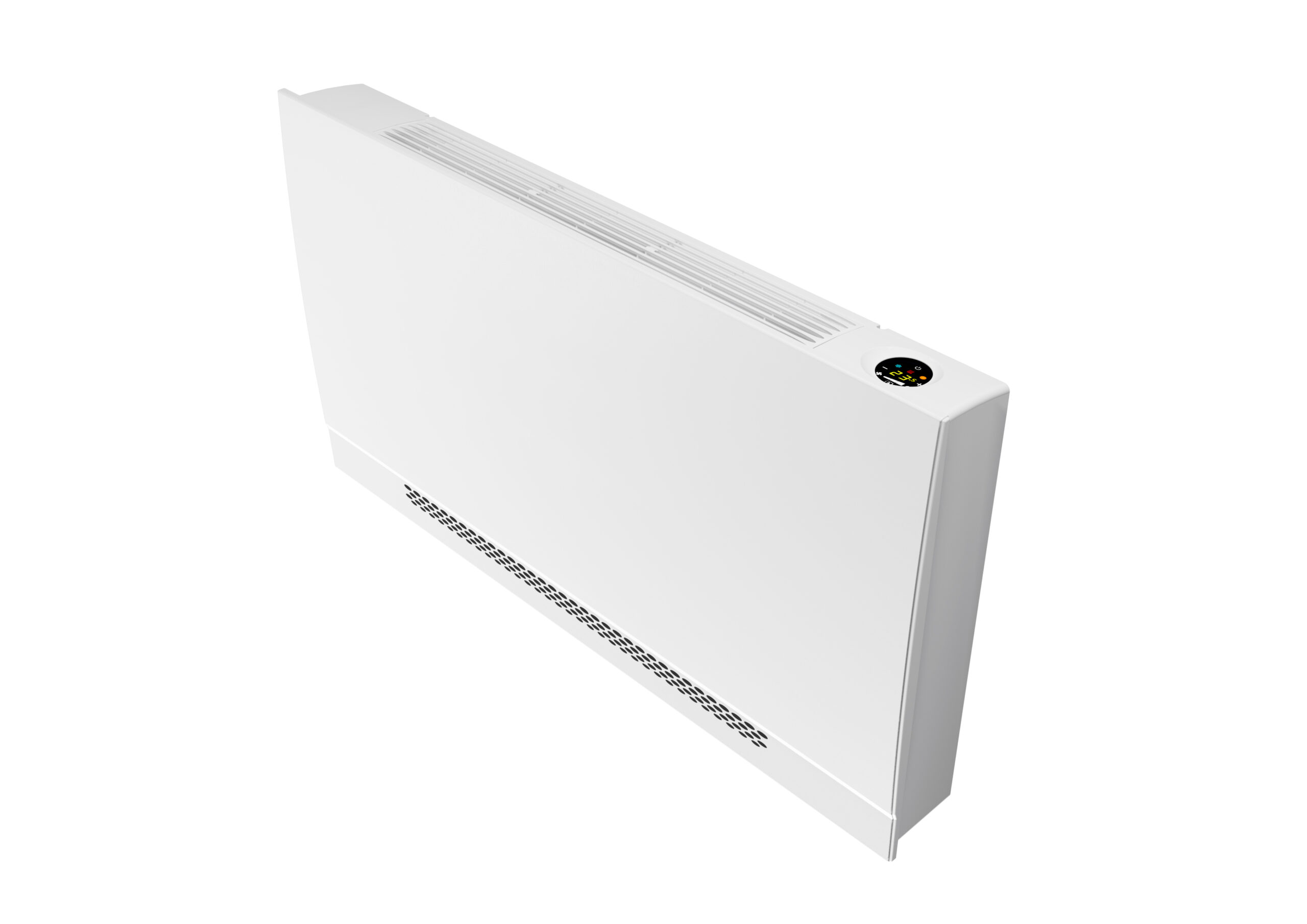 Fancoil tipo mueble, a 2 tubos con motor inverter, SABIANA CARISMA WHISPER CFF-ECM, de baja silueta-TEFANWHI01_02