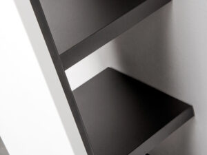 Set de baldas y barra perchero negro, para radiador VASCO NIVA BATH N1L1-118380318209005