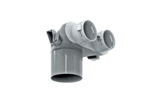 CONECTOR REDONDO DE TECHO. Dos entradas de 75 una salida de 125-2030000103_01