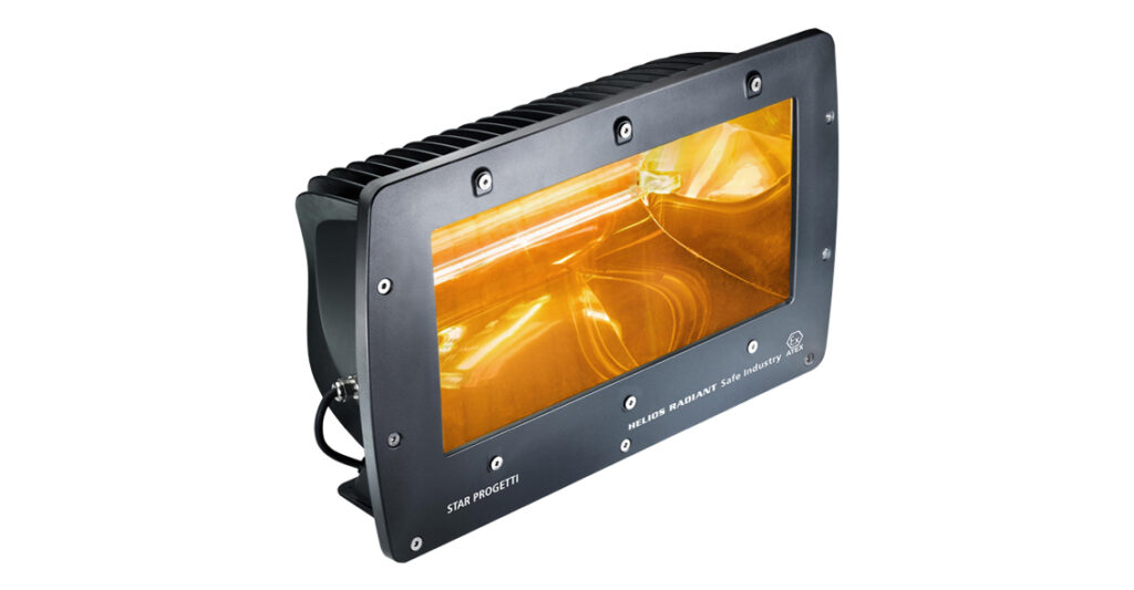 Calefacción radiante eléctrica por infrarrojos TECNA VARMA ATEX EHSAFE20AL-67V0000011