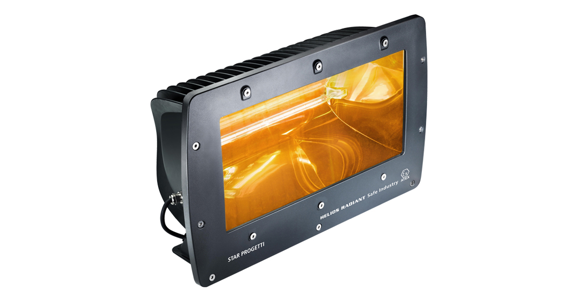 Calefacción radiante eléctrica por infrarrojos TECNA VARMA ATEX EHSAFE20AL-67V0000011