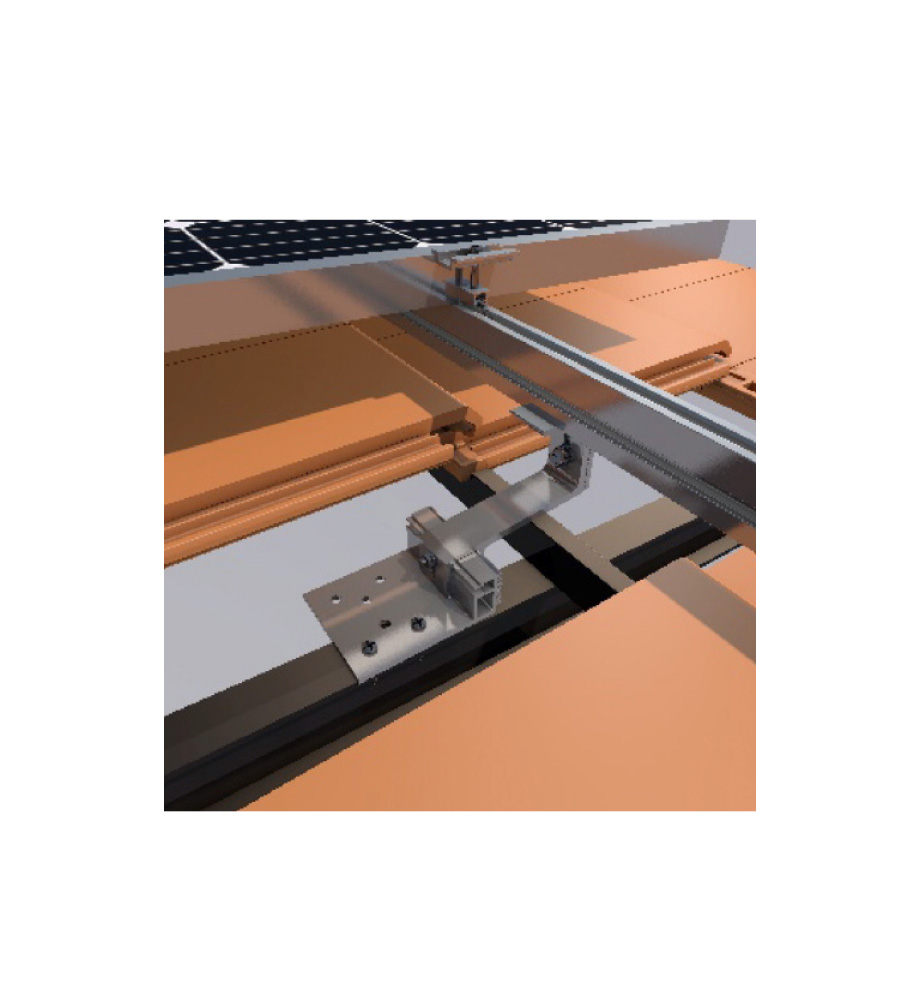 Estructura para módulos solares TECHO VERTICAL C/ GANCHO AJUSTABLE-SOENETEC02_03