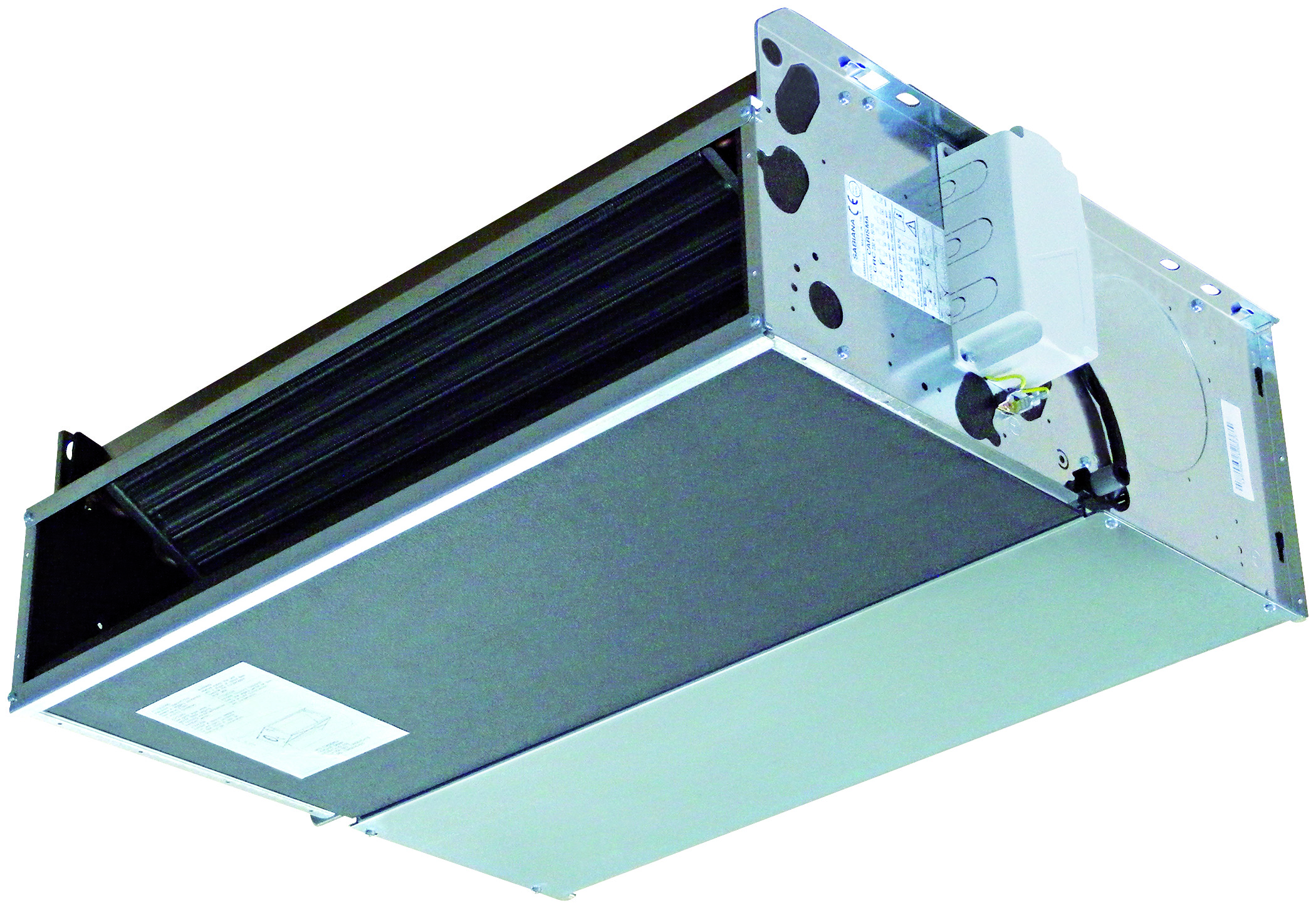 Fancoil sin envolvente, a 4 tubos, SABIANA CARISMA CRC IO-IV, hasta 50 Pascales. Con posibilidad de isntalación tanto horizontal como vertical-TEFANCRC01_01