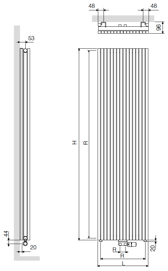 Radiadores multiline, VASCO CARRE PLUS CPVN-TERADCAR01_05