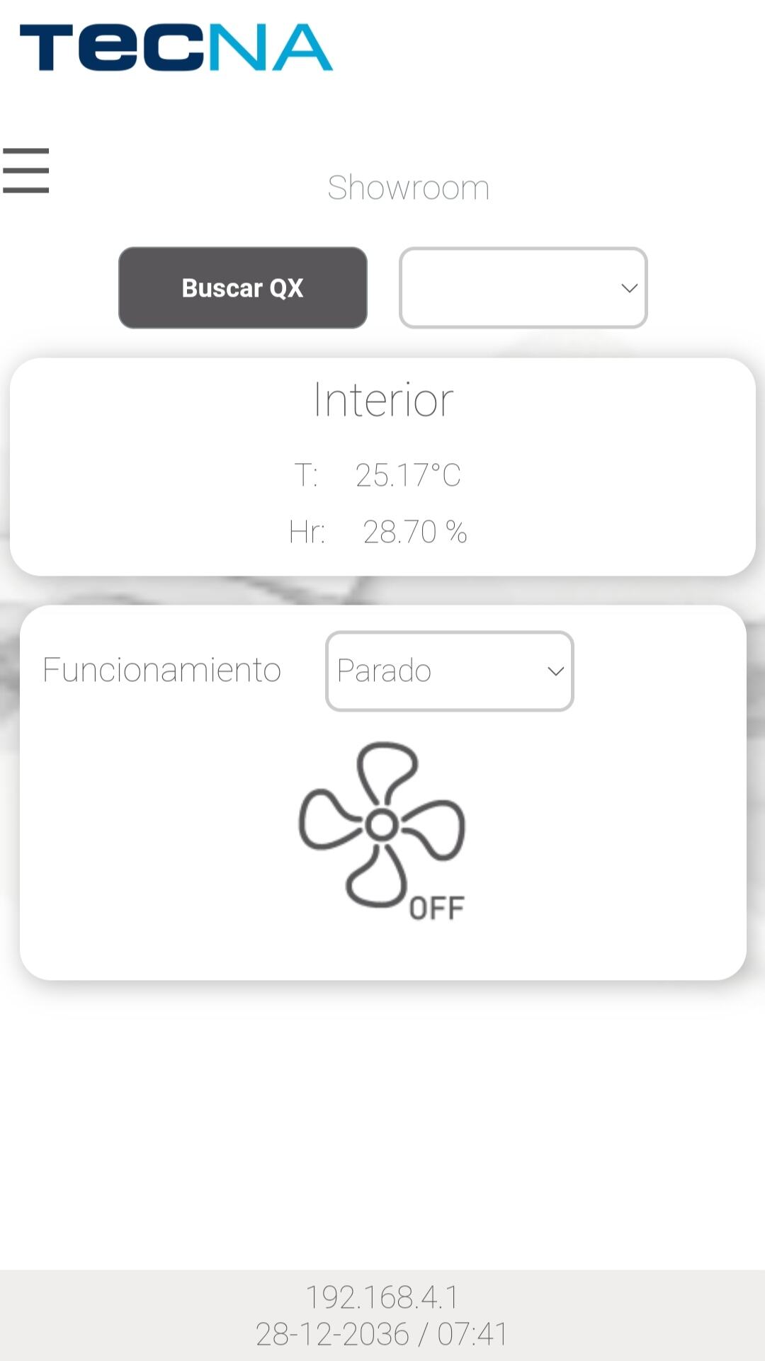Control inteligente para evaporativos TECNA QX Smart Control-38140000QX_03