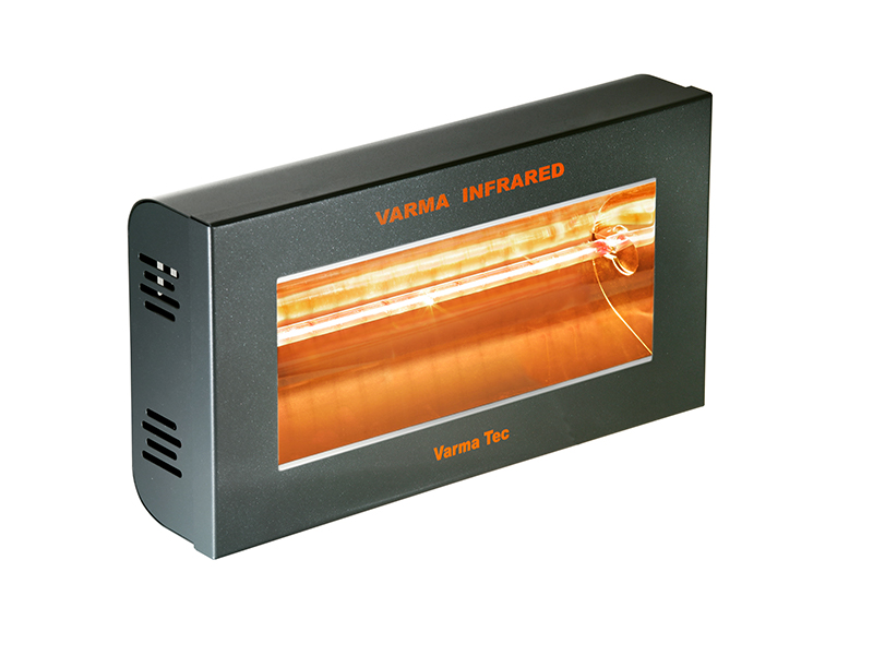 Calefacción radiante eléctrica para exteriores TECNA VARMA V400FM/20X5FM, color negro-67V0000005