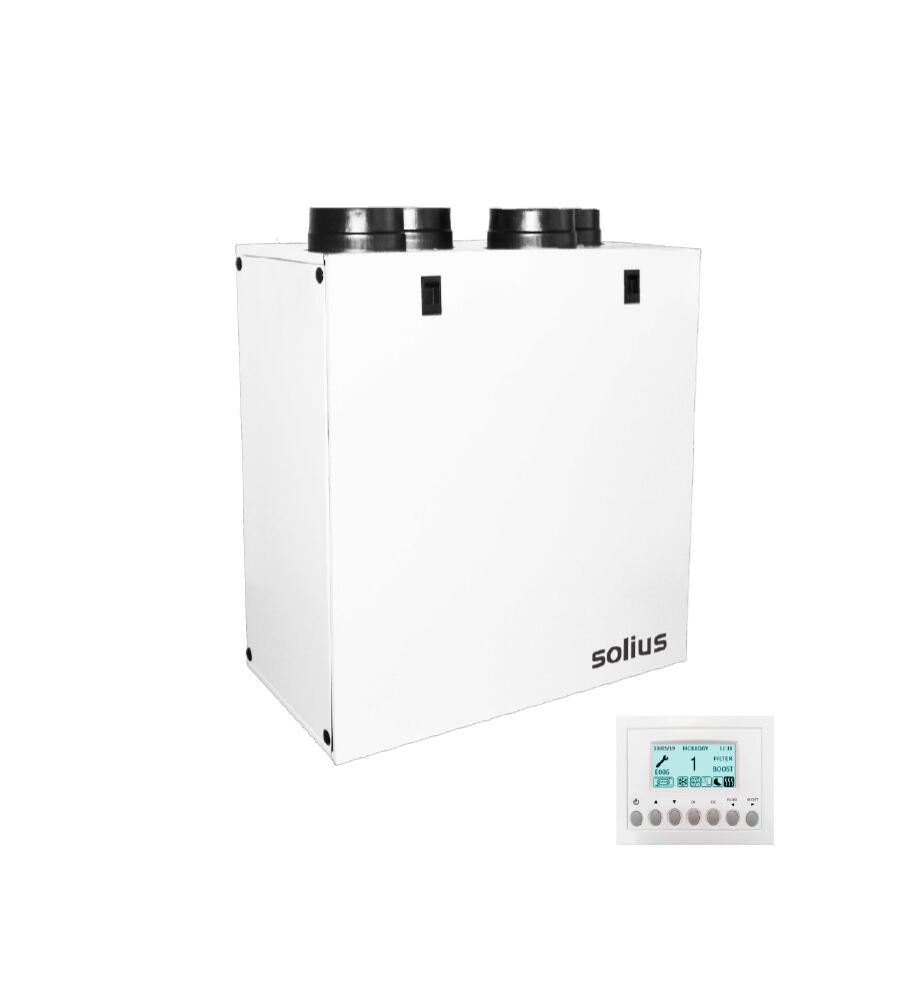 Recuperador de calor SOLIUS AIRBACK QRAV-250-68ABQRAV250_01