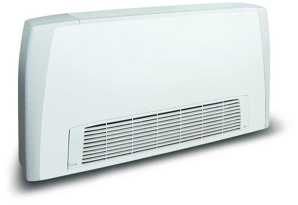 Fancoils tipo mueble, a 4 tubos, SABIANA CARISMA CRC MO-MVB, con envolvente para instalación horizontal y vertical, aspiración frontal-TEFANCRC05_01