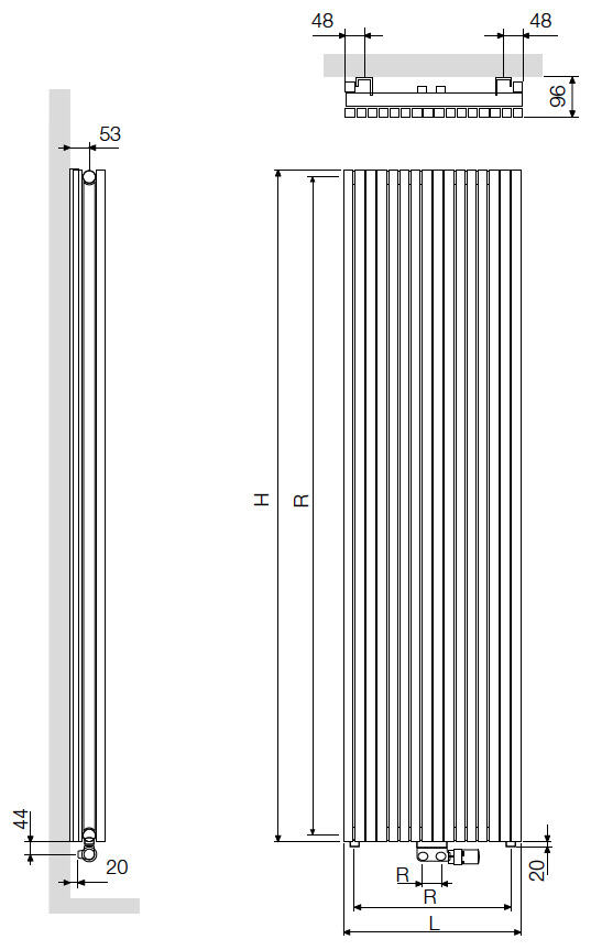 Radiadores multiline, VASCO CARRE PLUS CPVN-TERADCAR01_05