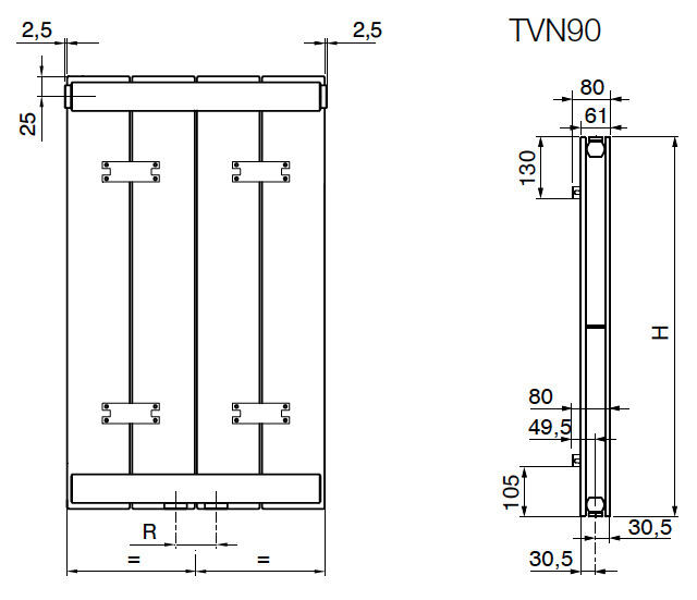 Radiadores multiline, ARBONIA DECOTHERM® PLUS VERTICAL DOBLE-TERADDEC04_02
