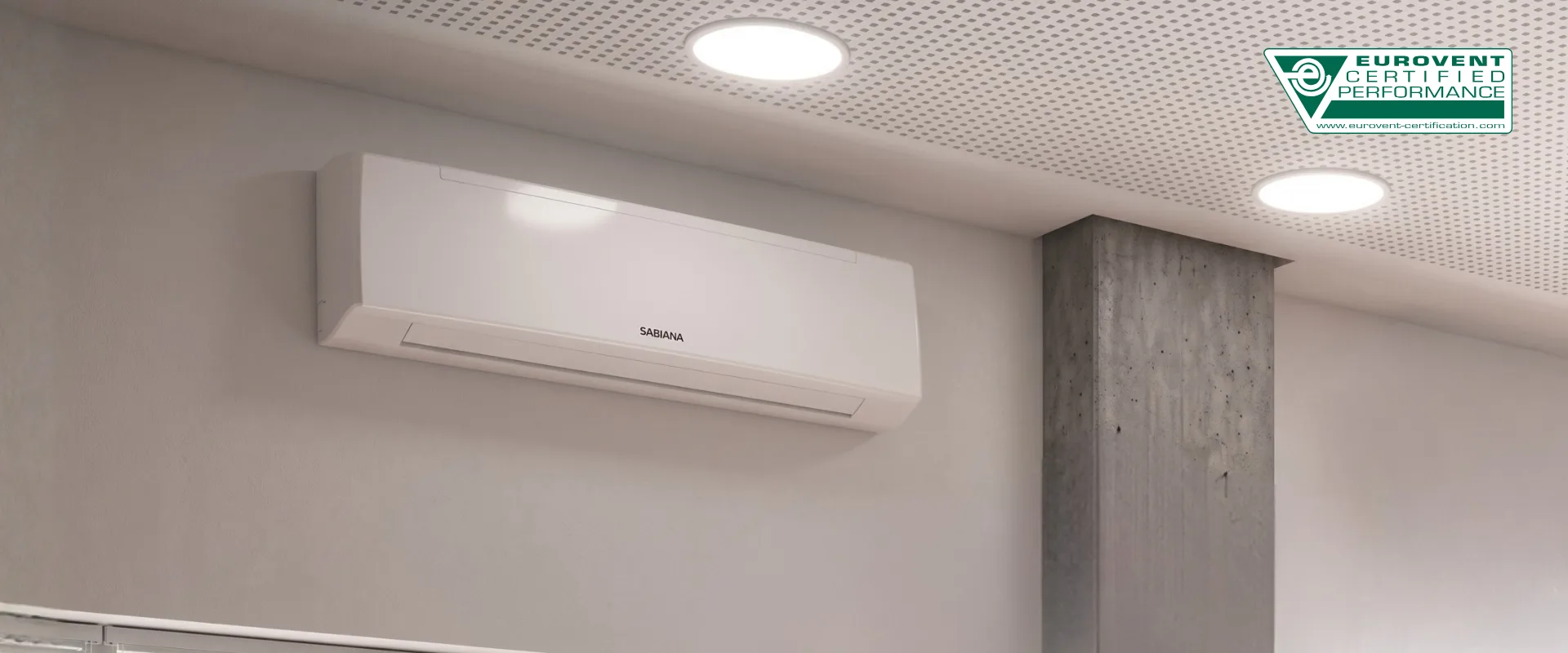 Aerotermia con fancoils